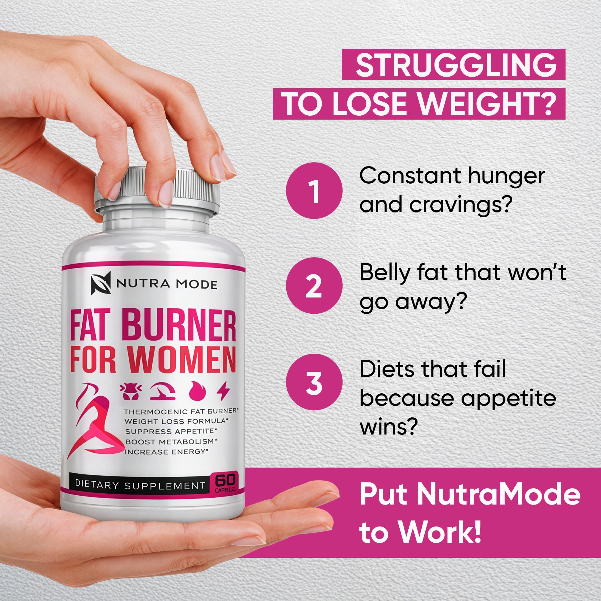 NUTRAMODE producto en rutina matinal indicando integración diaria sencilla
