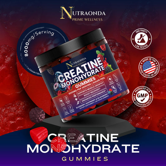 NUTRAONDA primer plano de textura de la gomita demostrando suavidad