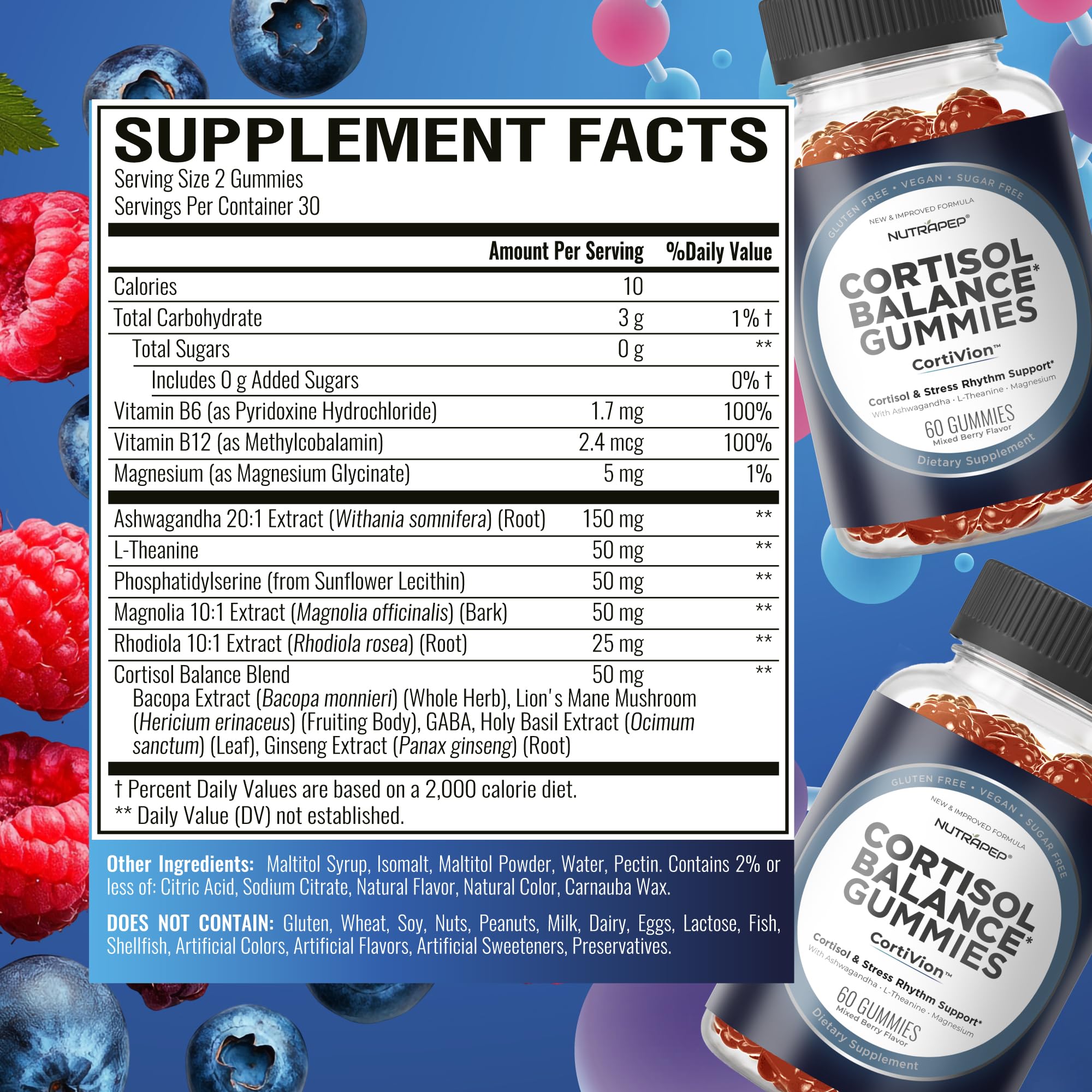 NutraPep etiqueta principal y empaque, certificación GMP y datos claros