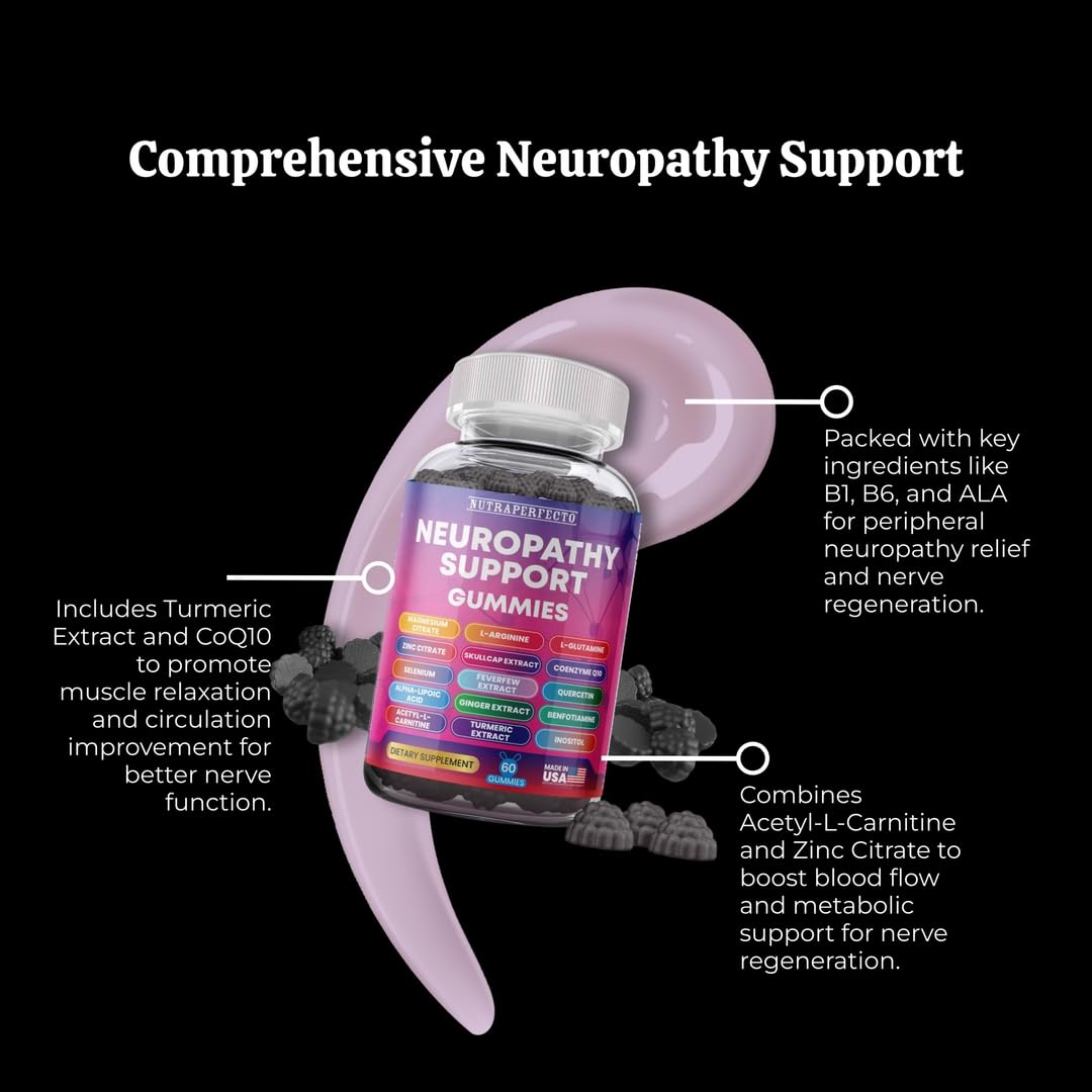 NutraPerfecto botella abierta con gominolas listas para consumir