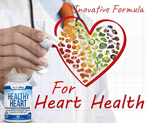NutraPro Healthy Heart bote sostenido en mano mostrando escala y confianza