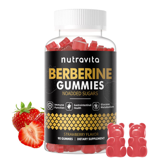 Nutravita Berberina Gomitas en caja, apoyo al metabolismo diario