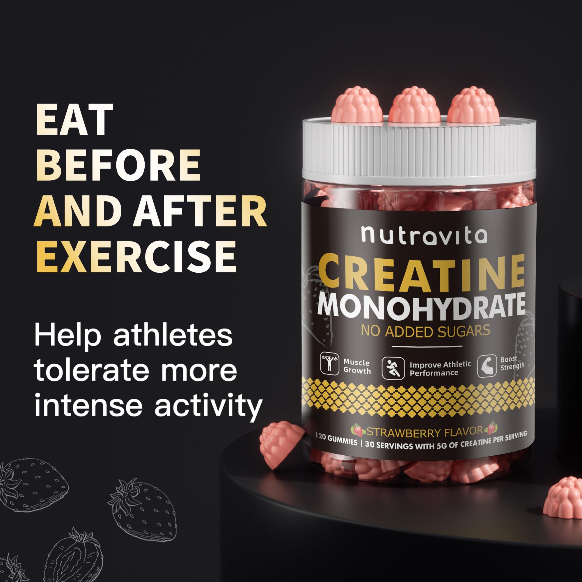 Nutravita bote abierto con gominolas listos para consumir