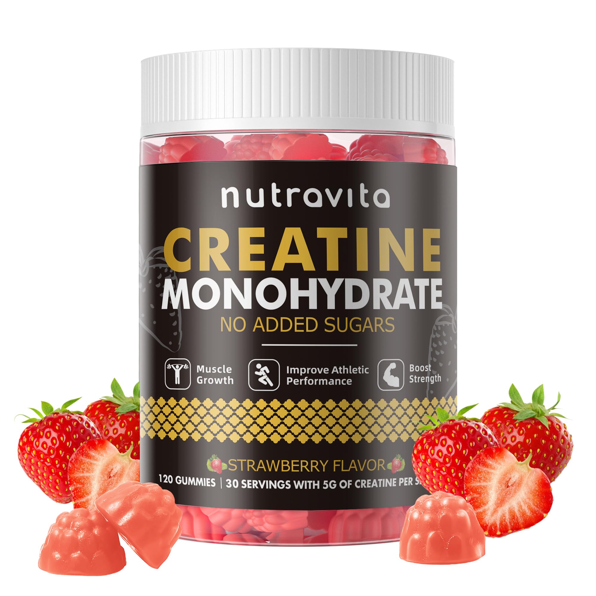 Nutravita gominolas sabor fresa sugieren palatabilidad agradable