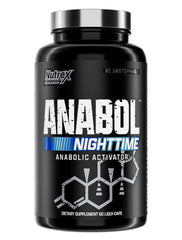 Nutrex Research Anabol PM frente del envase mostrando 60 cápsulas y conveniencia