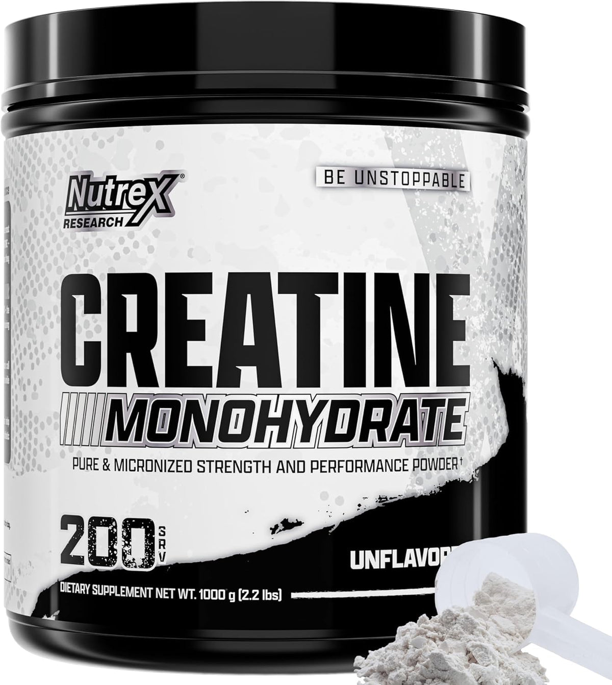 Nutrex Research frasco frontal del producto que muestra presentación y servicio