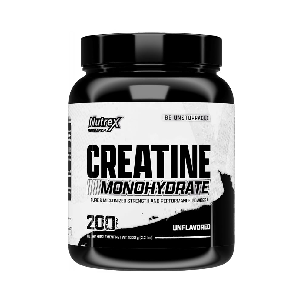 Nutrex Research persona tomando creatina antes del entrenamiento para energía
