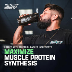 Nutrex Research ambiente de gimnasio mostrando uso para recuperación y resistencia