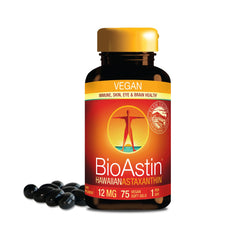 Nutrex Hawaii envase frontal mostrando la astaxantina 12 mg con confianza