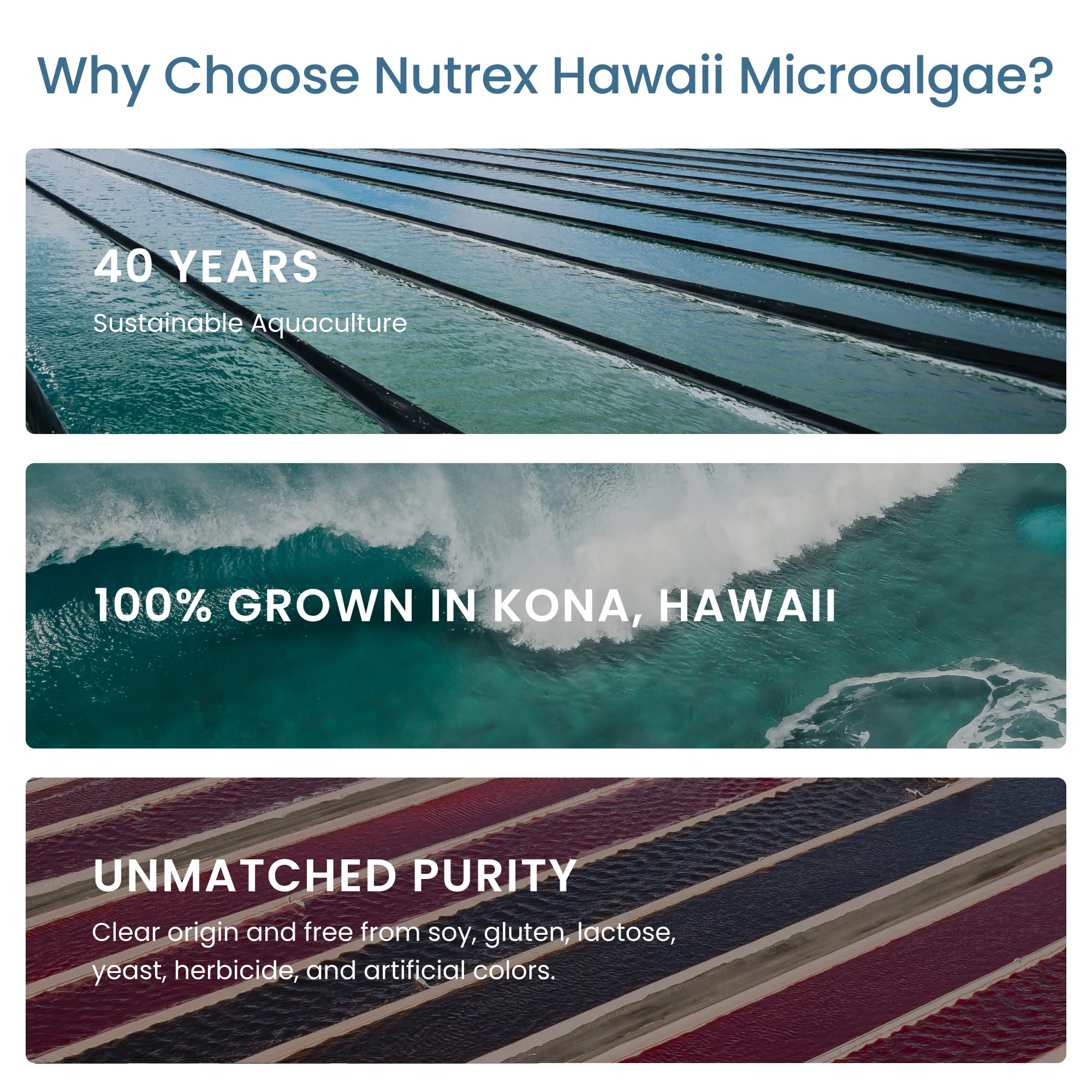 Nutrex Hawaii comparación de tamaño de tableta con moneda para escala