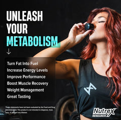 Nutrex Research etiqueta con lista de ingredientes y transparencia de fórmula