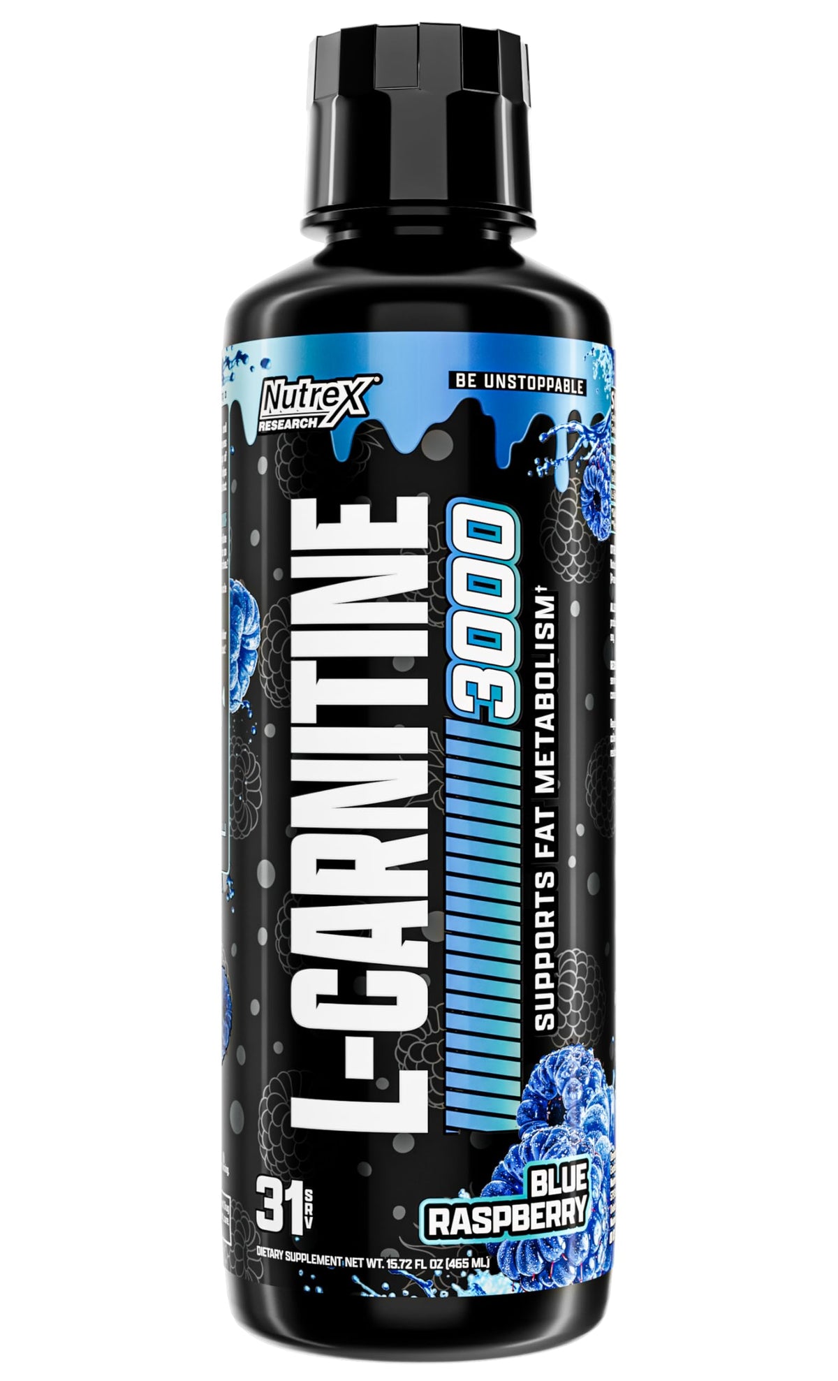 Nutrex Research envase frontal mostrando L Carnitine 3000 y dosificación clara