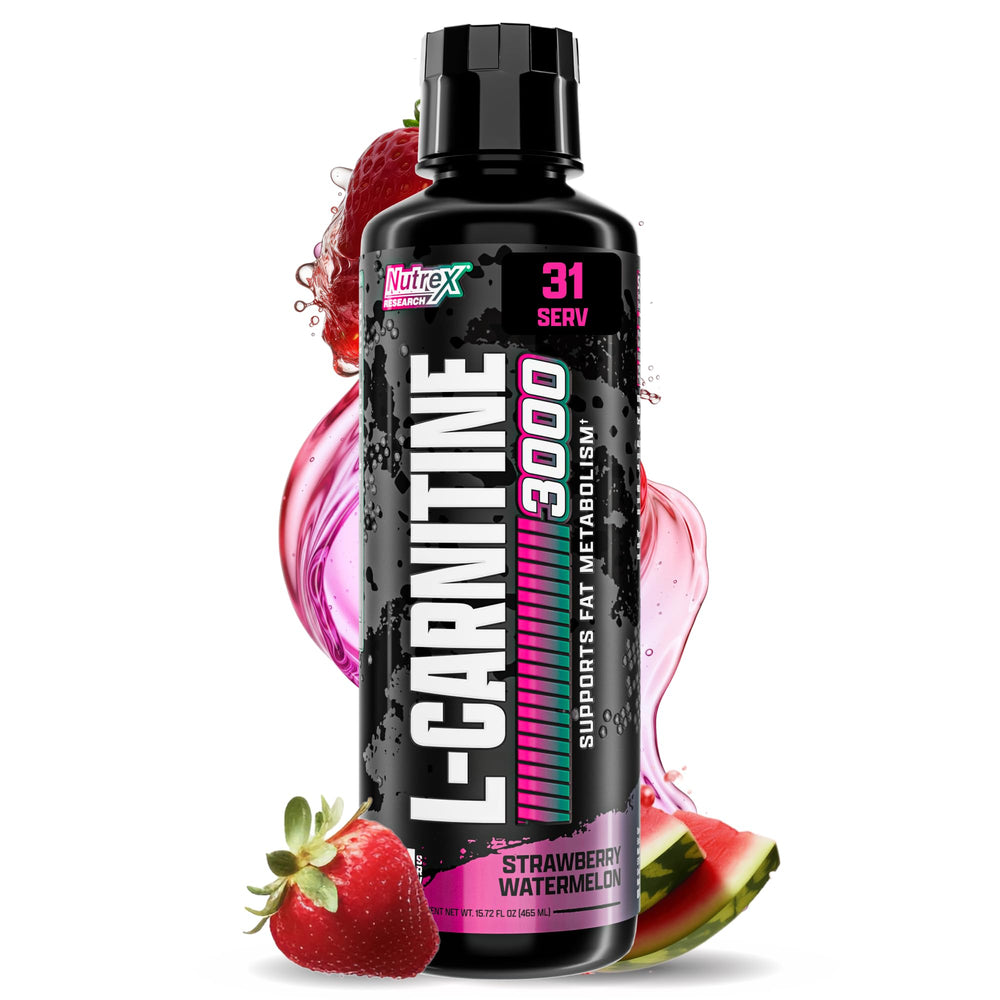 Nutrex Research botella frontal mostrando etiqueta y beneficio de energía