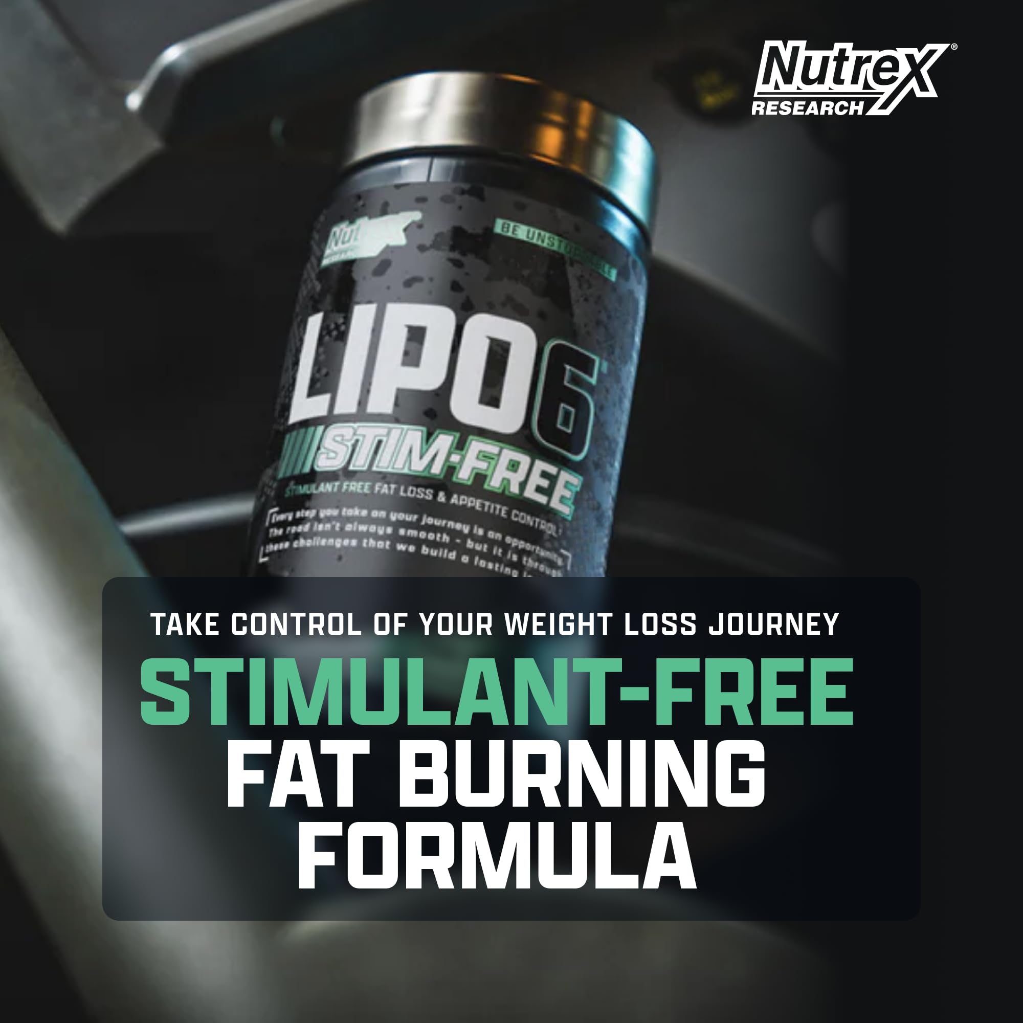 Nutrex Research LIPO SIX detalle de la etiqueta con ingredientes clave y lectura fácil