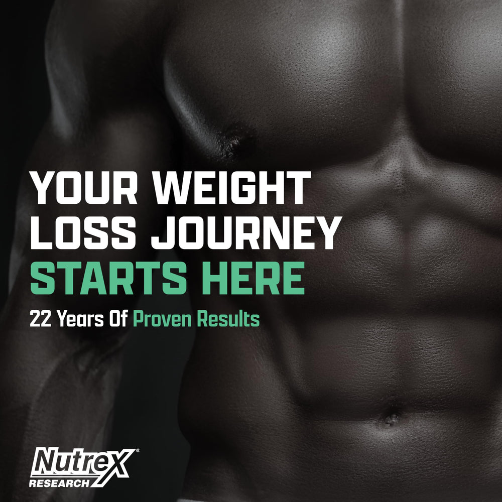 Nutrex Research LIPO SIX en escena de entrenamiento destacando apoyo durante ejercicio