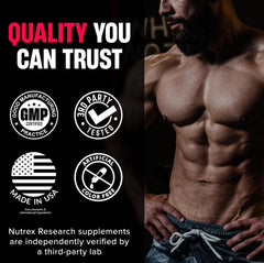 Nutrex Research Lipo-6 Black etiqueta nutricional mostrando ingredientes y dosis