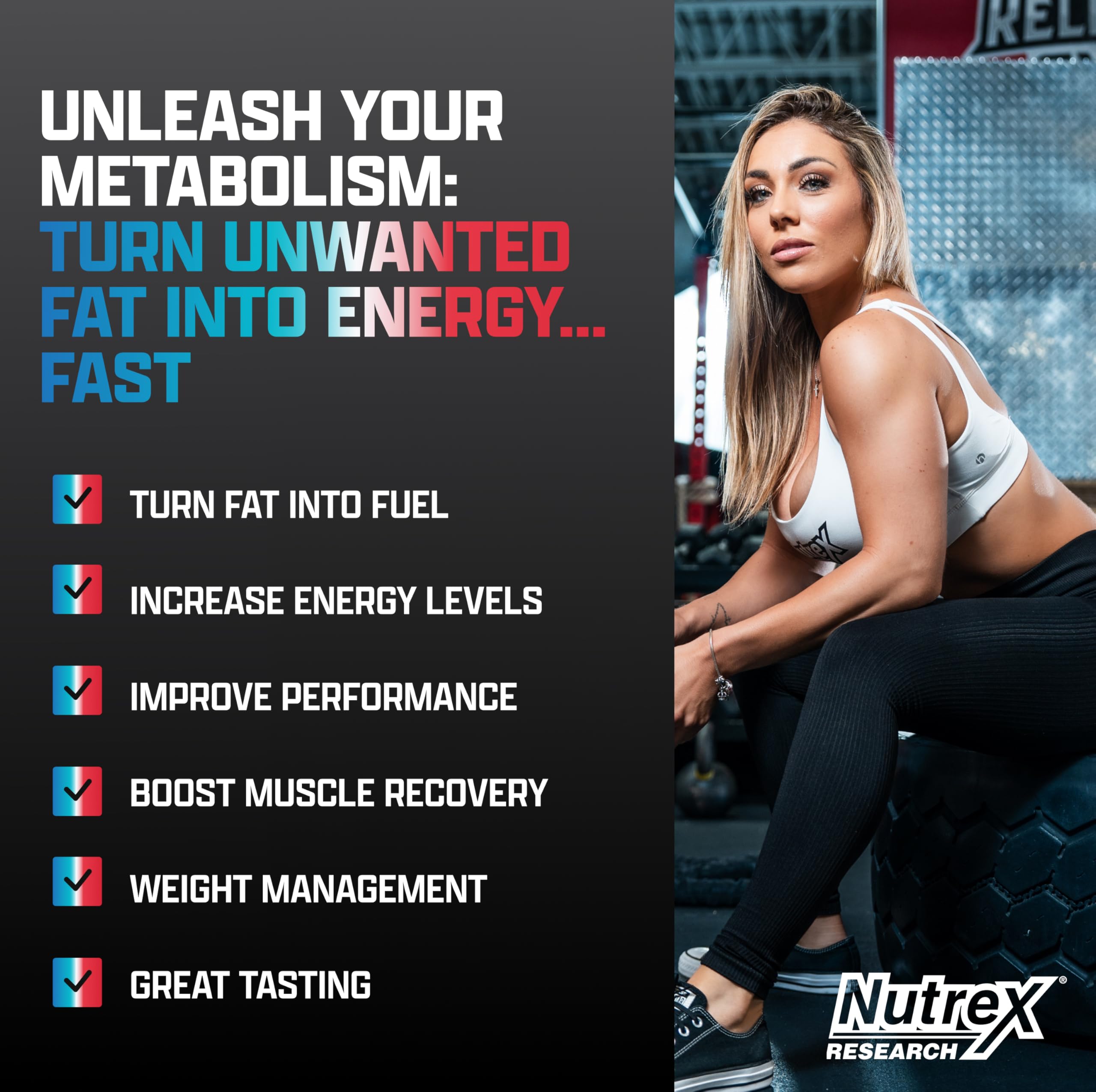 Nutrex Research textura líquida en primer plano para absorción rápida y mezcla fácil