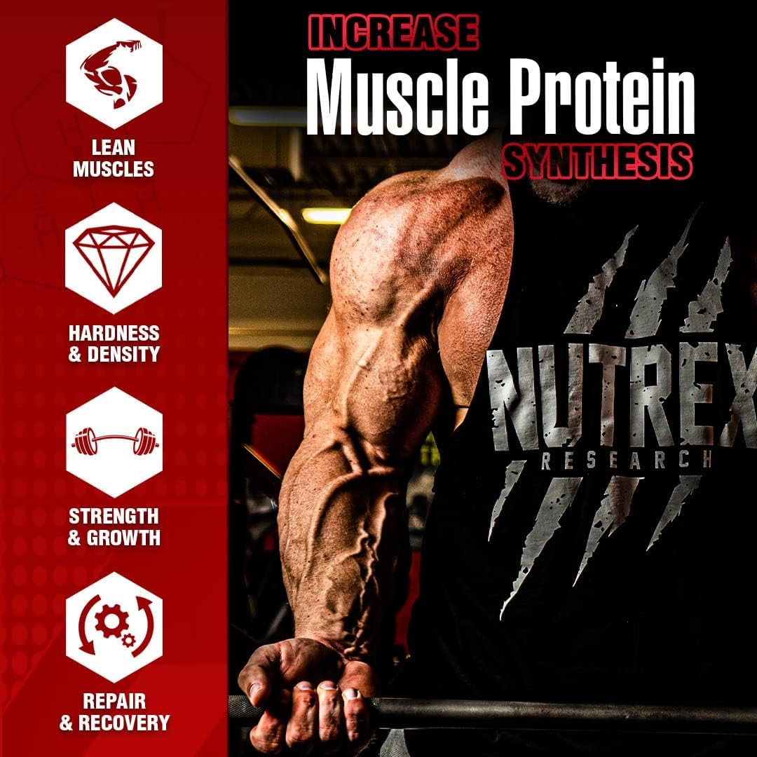 Nutrex Research cápsula junto a mano para comparar tamaño y facilidad de ingestión