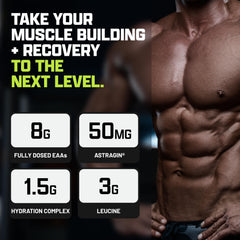 Nutrex Research etiqueta nutricional detalle de aminoácidos y electrolitos