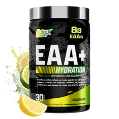 Nutrex Research frente del envase mostrando sabor limón-lima y beneficios
