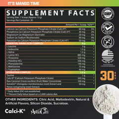 Nutrex Research ingredientes clave mostrados: agua de coco, taurina y minerales para rehidratación