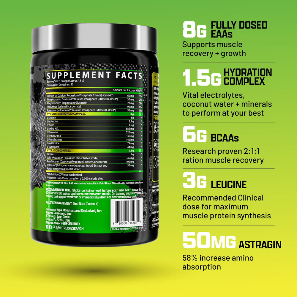 Nutrex Research textura del polvo fino, fácil disolución y mezcla rápida