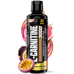Nutrex Research envase frontal mostrando 31 servicios y sabor maracuyá‑guava