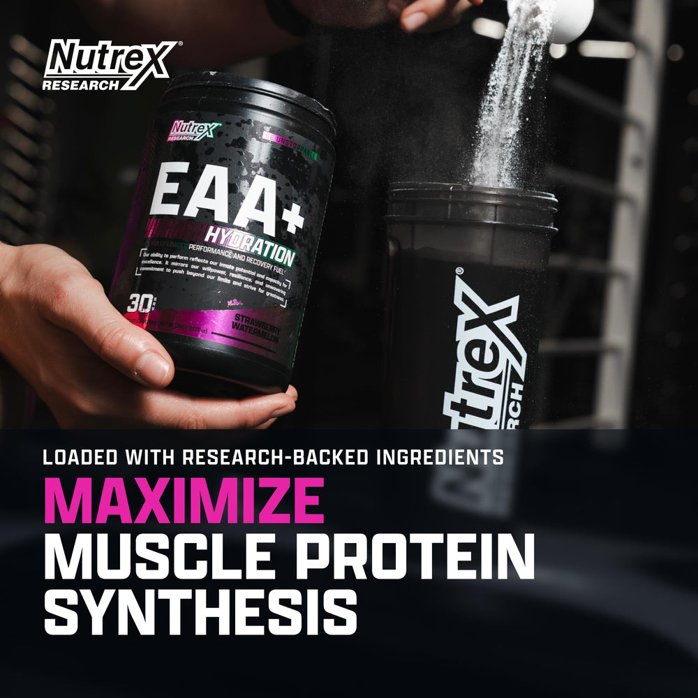 Nutrex Research polvo textura en cuchara destaca mezcla fina y disolución rápida