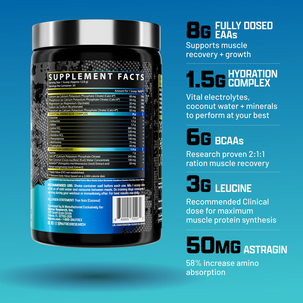 Nutrex Research polvo en cuchara con textura fina para disolución rápida