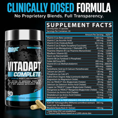 Nutrex Vitadapt detalle de cápsula que sugiere calidad y dosificación precisa