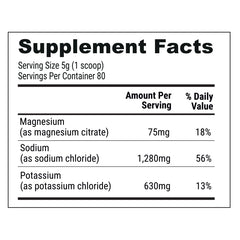 Nutri-Align cuchara medidora de 5g junto al envase para control exacto