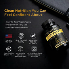 Nutri Apex envase abierto con 60 tabletas para suministro de dos meses