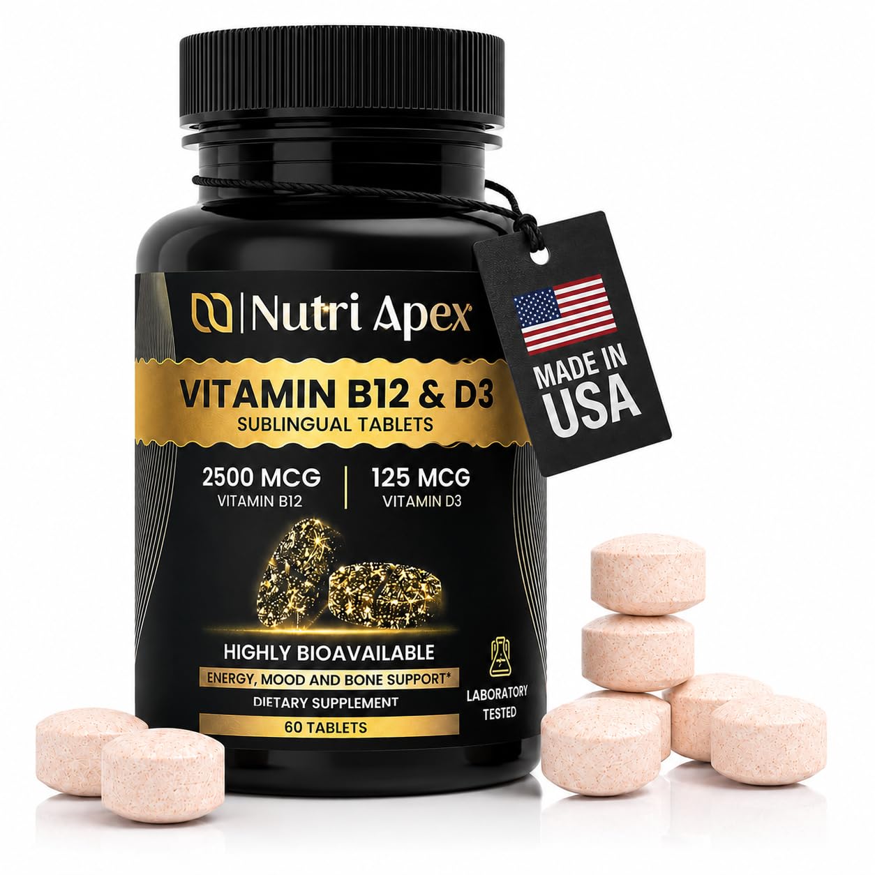 Nutri Apex frente del envase mostrando la fórmula y beneficios