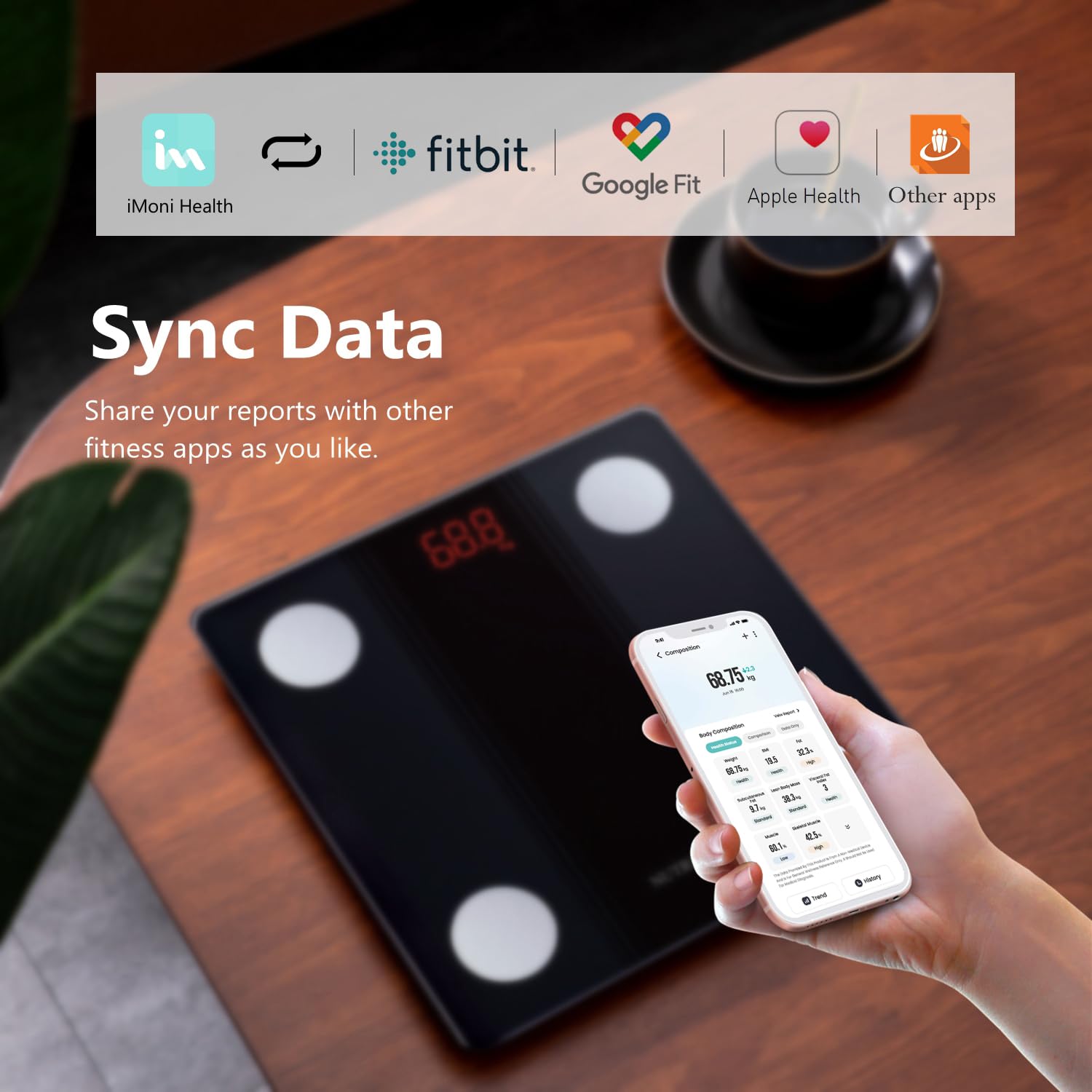 NUTRI FIT gráfico de la app mostrando tendencias para seguimiento fácil