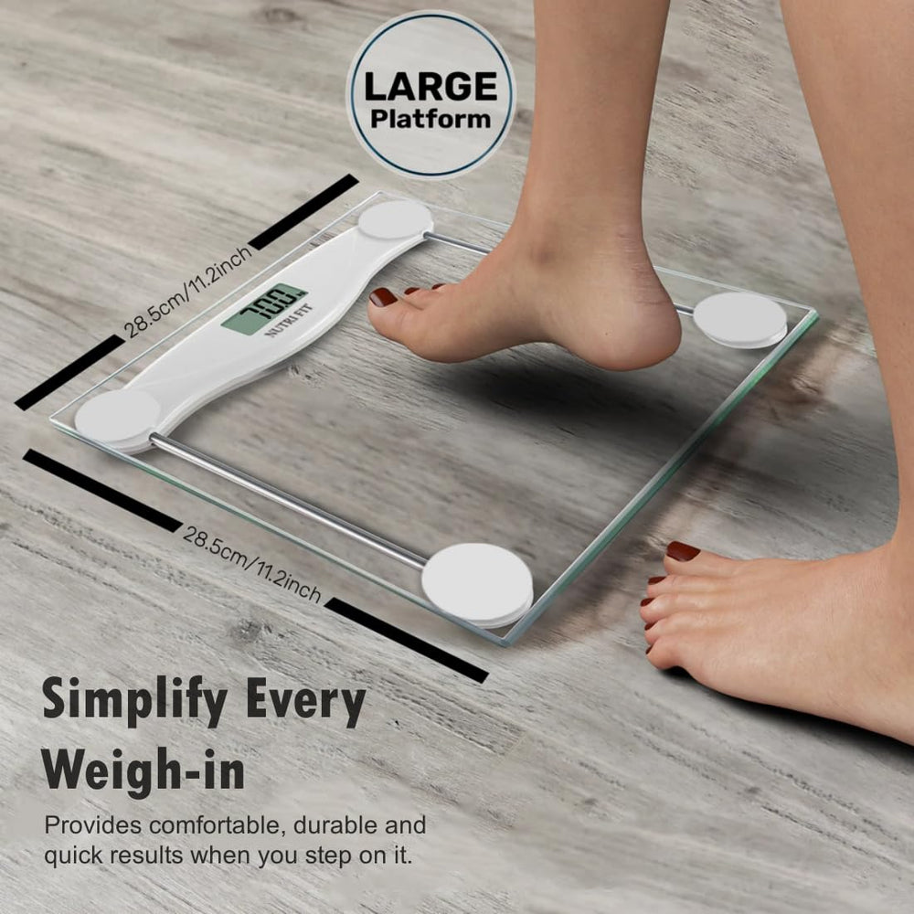 NUTRI FIT pantalla LCD con dígitos grandes para lecturas rápidas