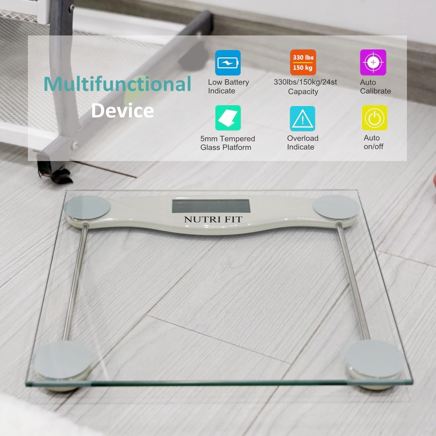 NUTRI FIT paquete con pilas AAA y guía de usuario incluido