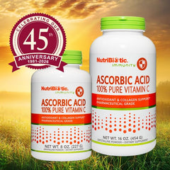 NutriBiotic cuchara medidora junto a envase para controlar dosis precisa