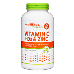 NutriBiotic envase frontal mostrando diseño y cantidad de cápsulas, información clara del producto
