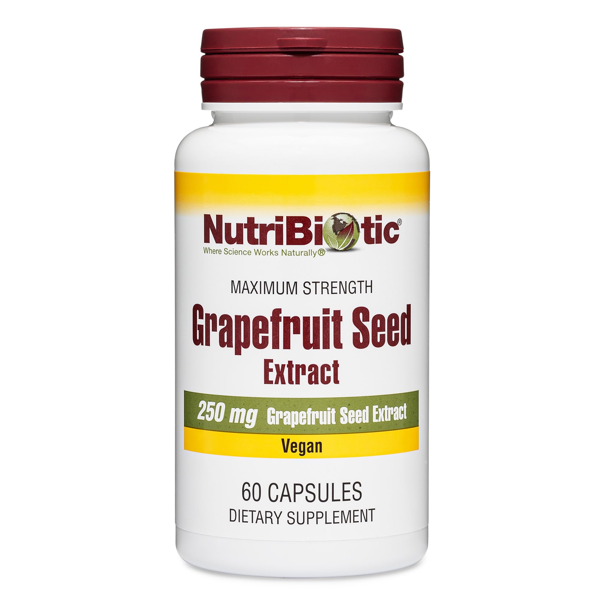 NutriBiotic frasco frontal mostrando el envase y beneficios