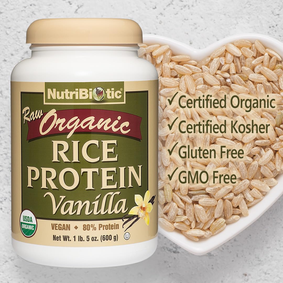 NutriBiotic cucharada para comparar tamaño de porción y dosificación