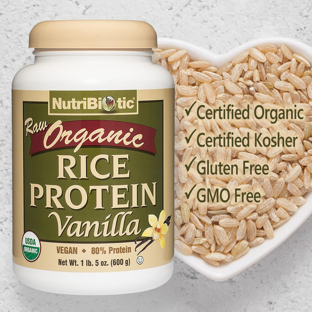 NutriBiotic cucharada para comparar tamaño de porción y dosificación
