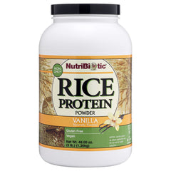 NutriBiotic envase frontal mostrando sello y beneficio sin químicos