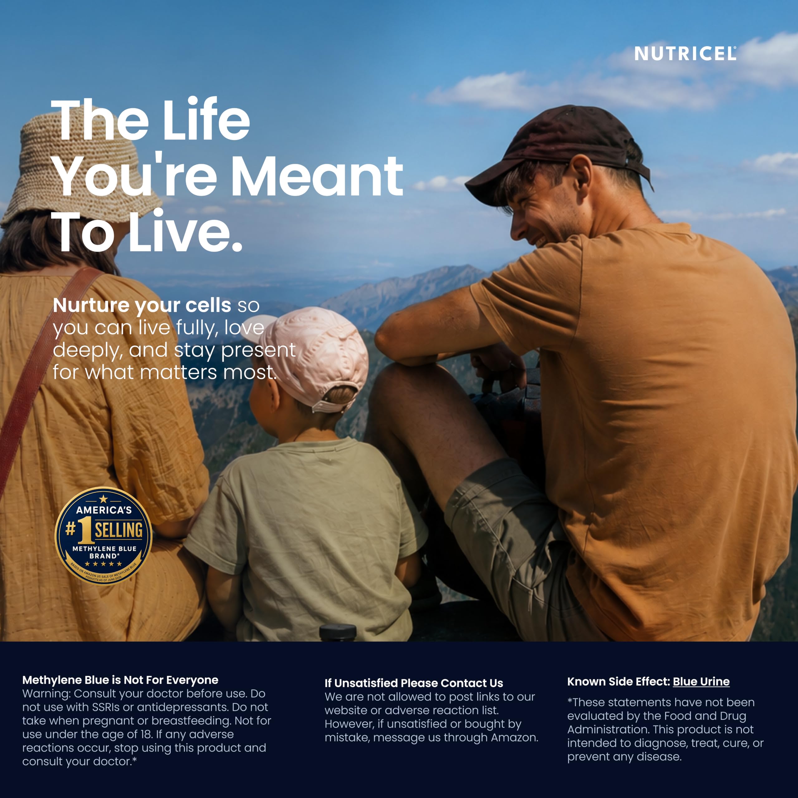 Nutricel producto en encuadre lifestyle que transmite fabricación confiable