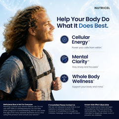 Nutricel primer plano de la textura de la cápsula, confianza en calidad