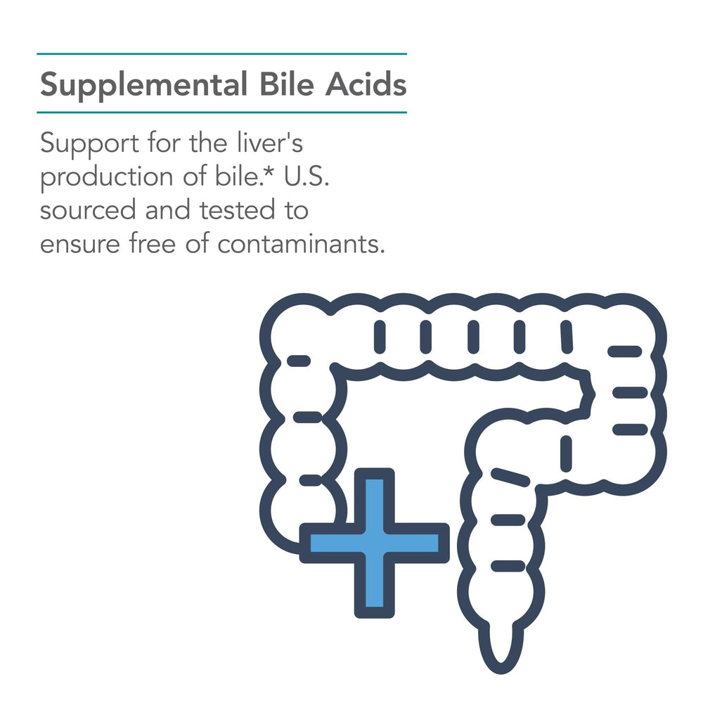 Nutricology Ox Bile 500 mg, cápsulas fáciles de tomar para la digestión diaria.