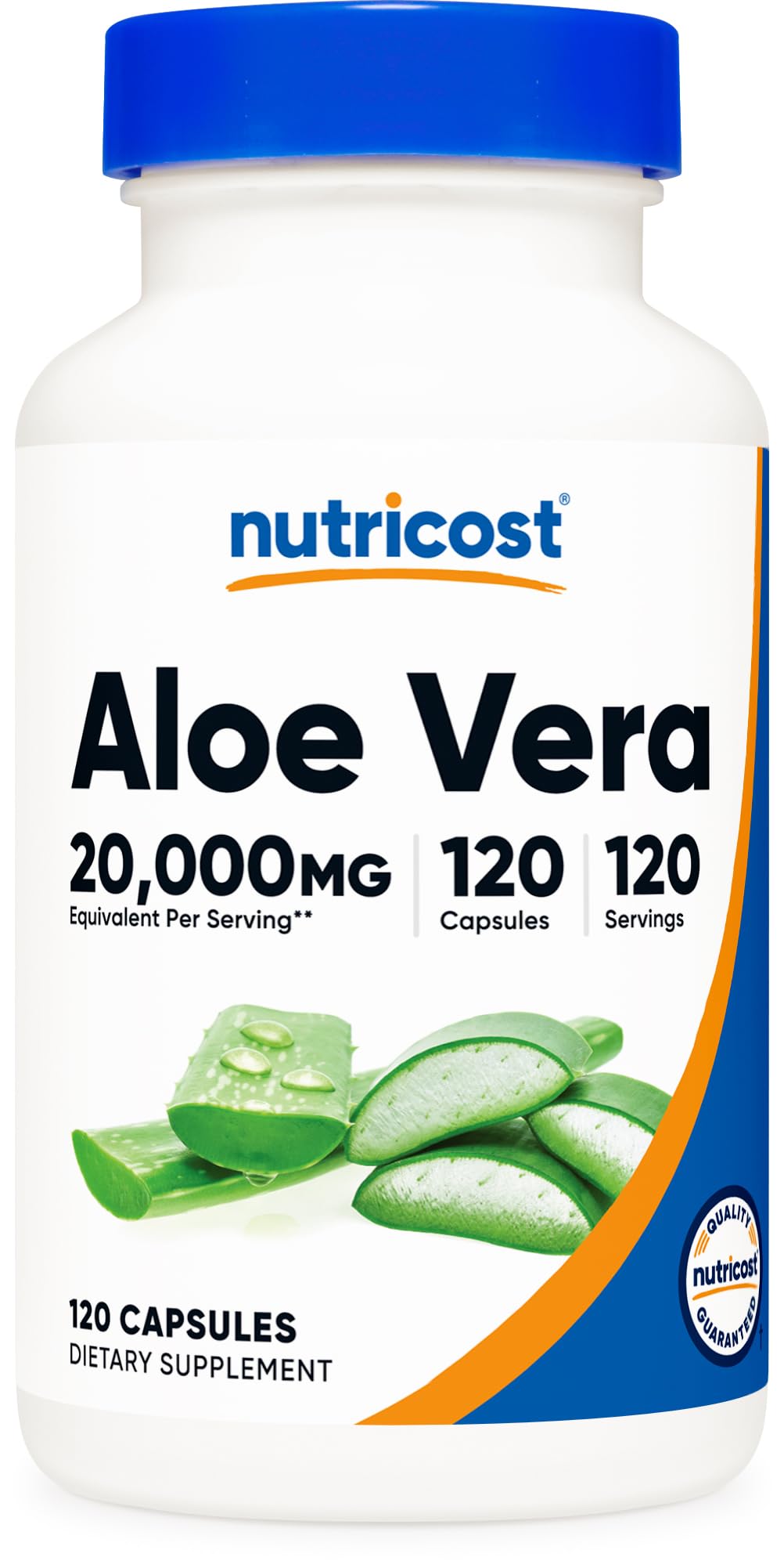 Nutricost frente del envase mostrando 120 cápsulas y concentración 200:1