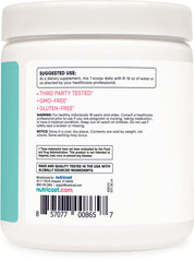 Nutricost BCAA para Mujeres, etiqueta detallada, sabor sandía, info clara.