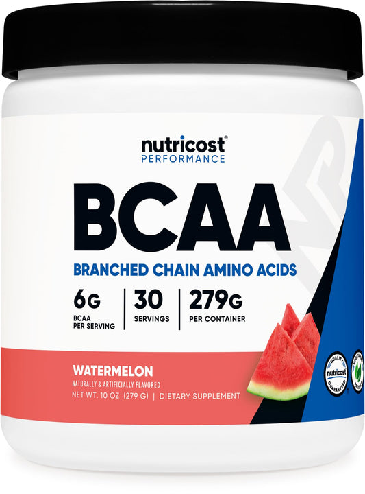 Nutricost BCaa polvo melón, 30 porciones, mezcla fácil para entrenamientos
