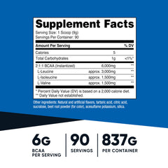 Nutricost BCAA Polvo Sandía en vaso mezclador preparado para consumo.