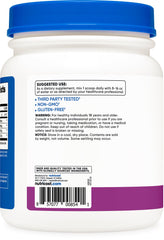 Nutricost BCAA polvo etiqueta clara para dietas vegetarianas